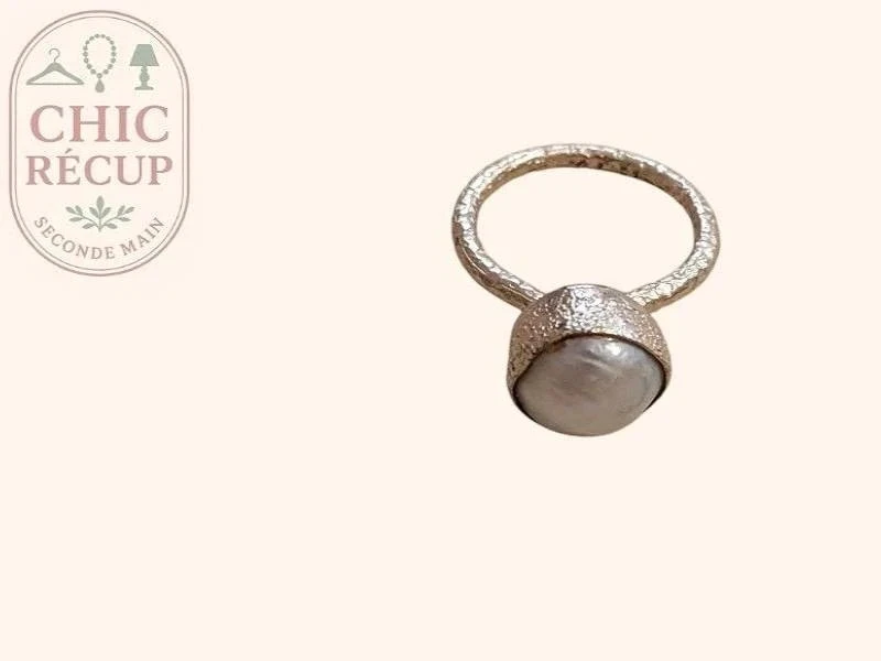 Bague Fantasie - Ajustable - Argenté - Brhal-61